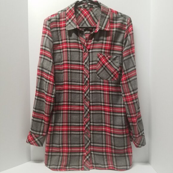 KUT from the Kloth Long Sleeve Plaid Flannel Button Down Shirt - Picture 3 of 13